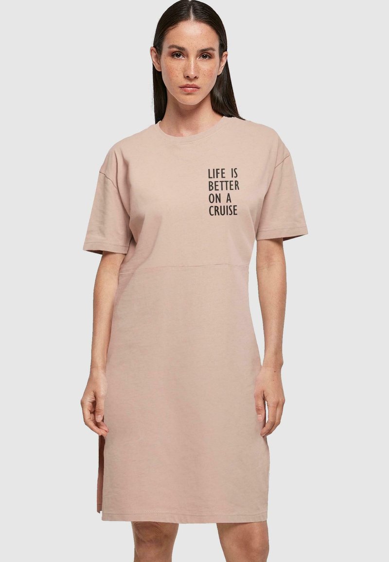 Merchcode LIFE IS BETTER SLIT  - Dzsörzéruha - duskrose
