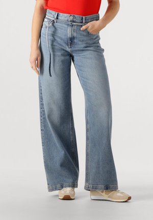 Flared jeans - overnight blue