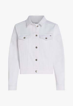 Tommy Hilfiger, SLIM WHITE DENIM TRUCKER JACKET - Traper jakna - optic white