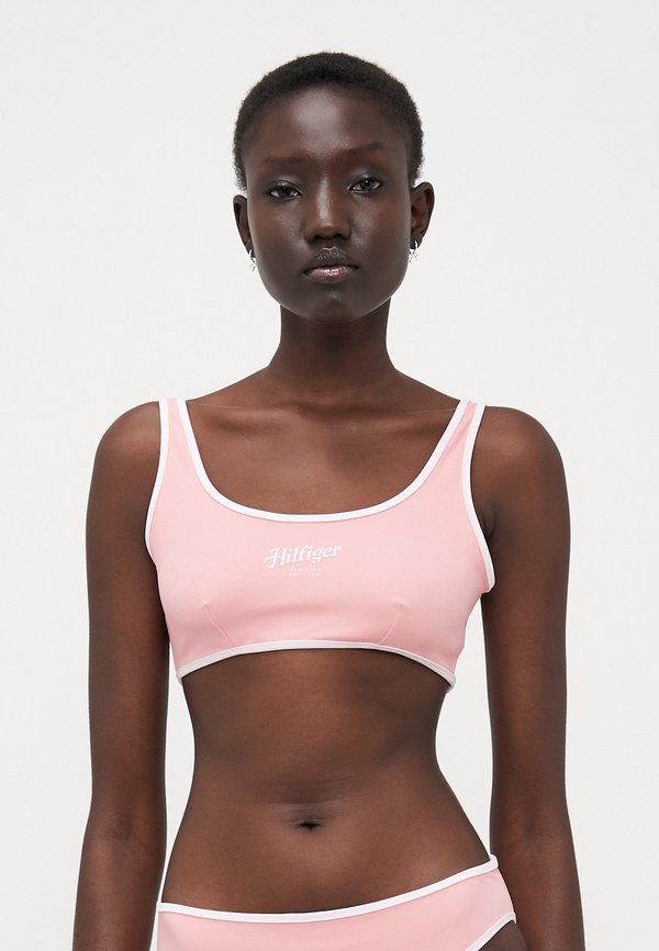 ESSENTIALS BRALETTE LOGO - Bikini top