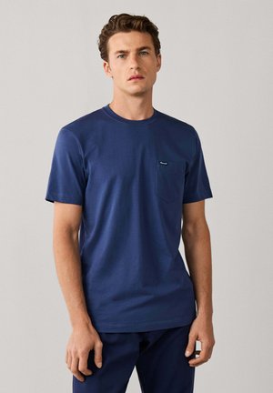 Façonnable, FAÇONNABLE BASIC T-SHIRT TSHIRT INDEMODABLE - Camiseta básica - scout blue