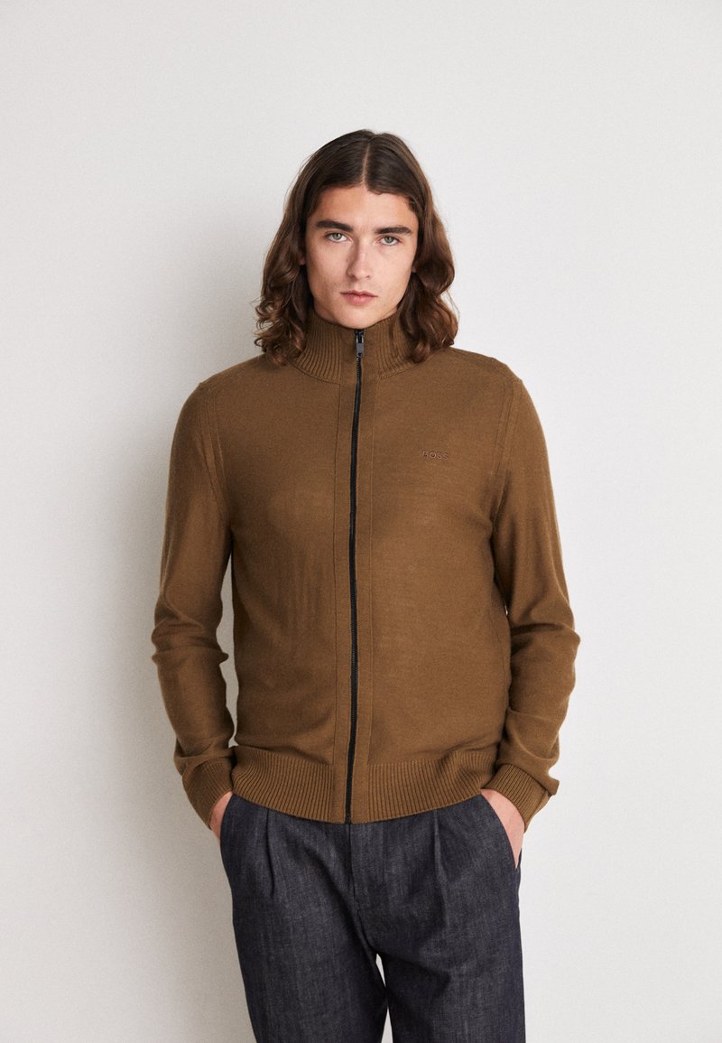 BOSS AVAC Cardigan open beige/beige Zalando.ie