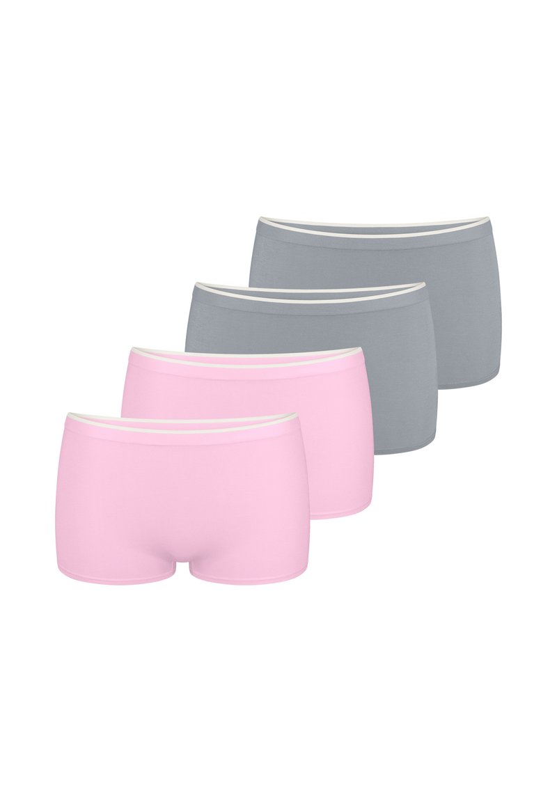 Sloggi GO Sense - 4er Pack Short - Boxer da donna - floral pink/chrome ...