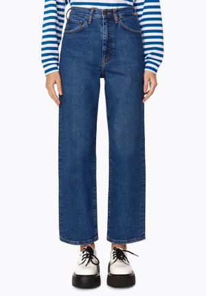 Flared Jeans - blue denim
