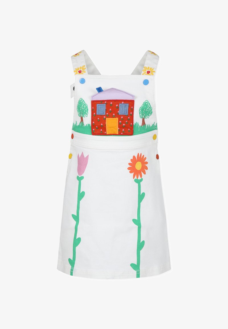 Stella McCartney Kids SALOPETTE - Robe en jean - ivory