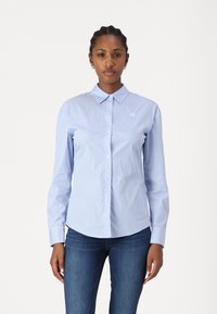HUGO THE GIRLFRIEND SHIRT - Palaidinė - light blue