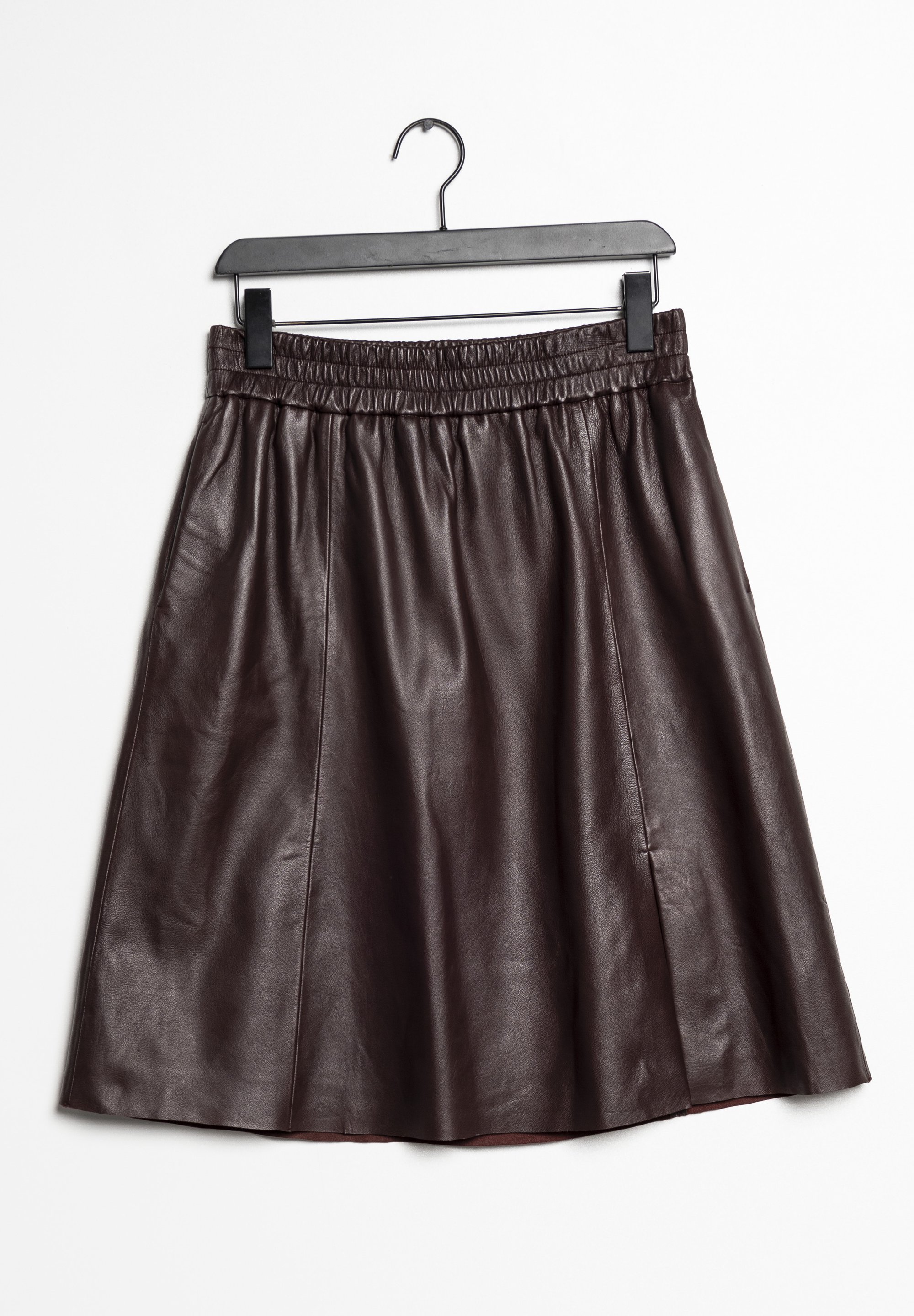 Second Female Leather skirt brown (Pre-owned)