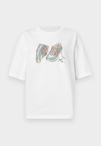 APRES RUN SHOE - Marškinėliai su spaudiniu - white
