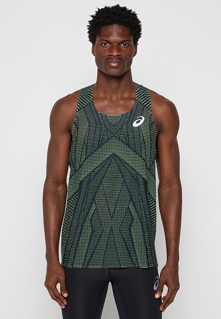 ASICS Sport T-shirt geel