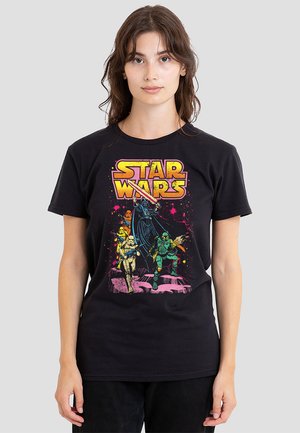 FLEA MARKET RETRO VILLAINS - Print T-shirt - black