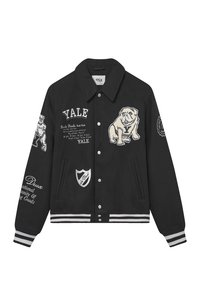 Les Deux YALE VARSITY JACKET UNISEX - Μπουφάν τύπου bomber - black