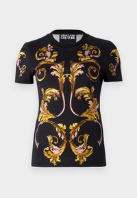 T-shirts med print - black/gold