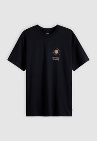 RELAXED FIT TEE - Tricou cu imprimeu - trend black