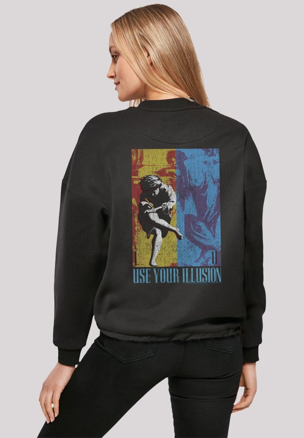 GUNS 'N' ROSES MUSIC DOUBLE ILLUSION - Sweatshirt - schwarz
