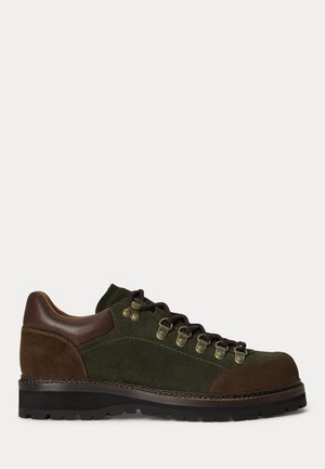 Polo Ralph Lauren, ALPINE LOW SUEDE TRAIL SHOE - Chaussures à lacets - dark brown/estate olive
