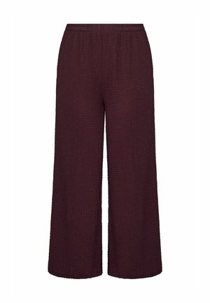 Yours Clothing, WIDE, bordowy
