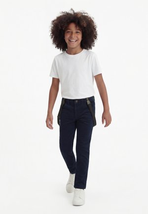 Name it NMMRYAN SLIMPANT - Kavbojke z naramnicami - navy blazer