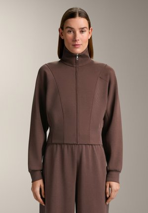 BRUSHED - Tréningová bunda - mottled brown