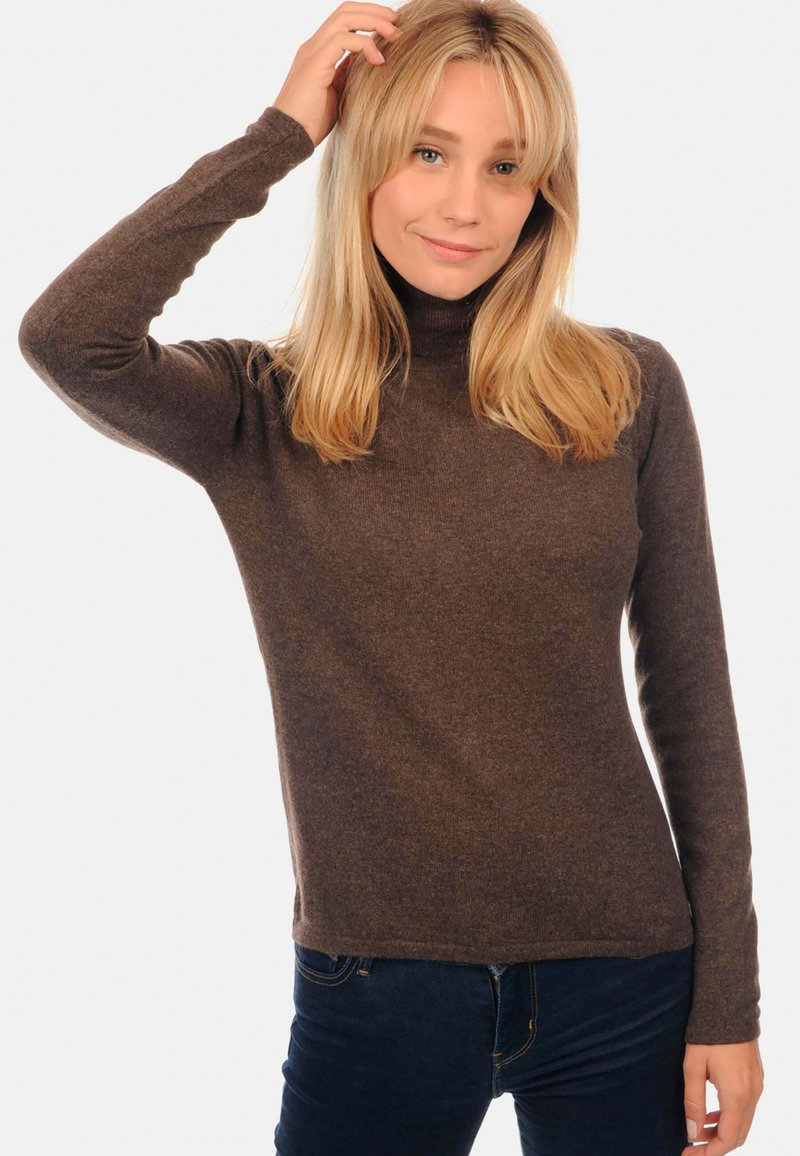 Mahogany JADE - Pullover - marron chine