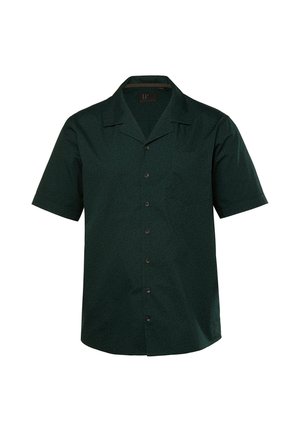 JP1880, SHIRT, SHORT SLEEVE, FLORAL PRINT, CUBA COLLAR, CUBA FIT - Chemise - dark green