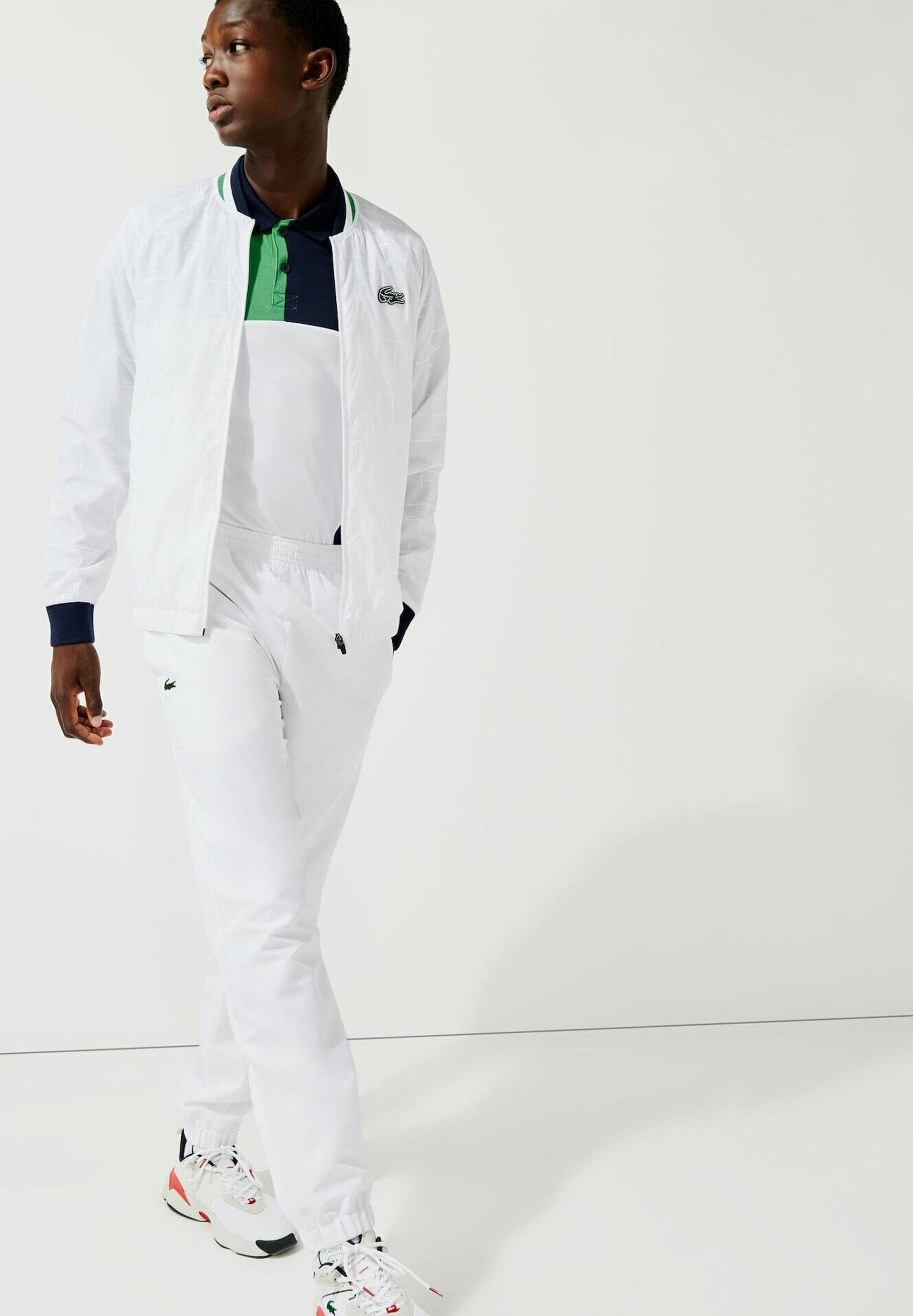 Sergio Tacchini Chándal - white reflective/blanco - Zalando.es