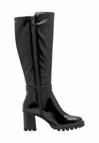 Tamaris Stivali con plateau - black patent