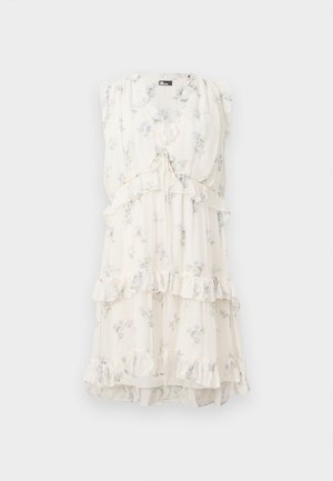 ROBE - Vestido informal - white/sky blue