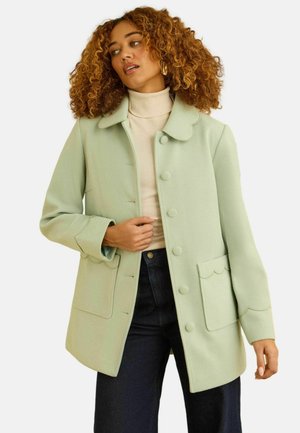 REGULAR FIT - MID LENGTH SCALLOP TRIM DOLLY  - Puspaltis - pistashio green