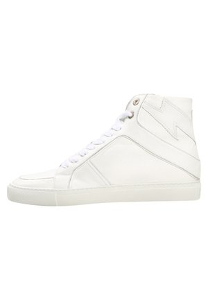 Zadig & Voltaire HIGH FLASH  - Magas szárú edzőcipők - blanc