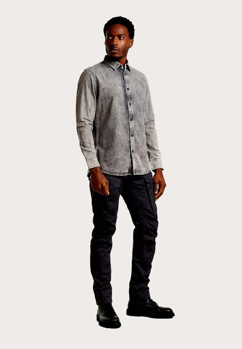 Chemise G-Star Homme – Coton/élasthanne – Taille XL (étiquette XXL Asia) – Gris – TBE