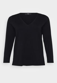 VMCSILJE V NECK  - Stickad tröja - black