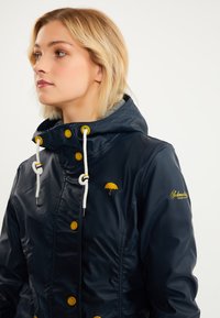 Schmuddelwedda INCUS - Jachetă impermeabilă - marine/grau melange