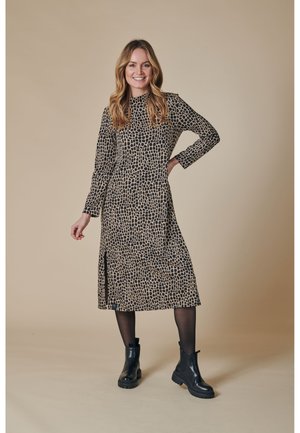 MANARA ANIMAL - Jerseykleid - black