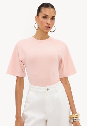 LOAVIES, TRANQUIL HEARTS - T-shirt basique - solid pink light