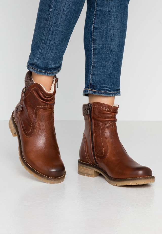 BOOTS - Classic ankle boots - cognac