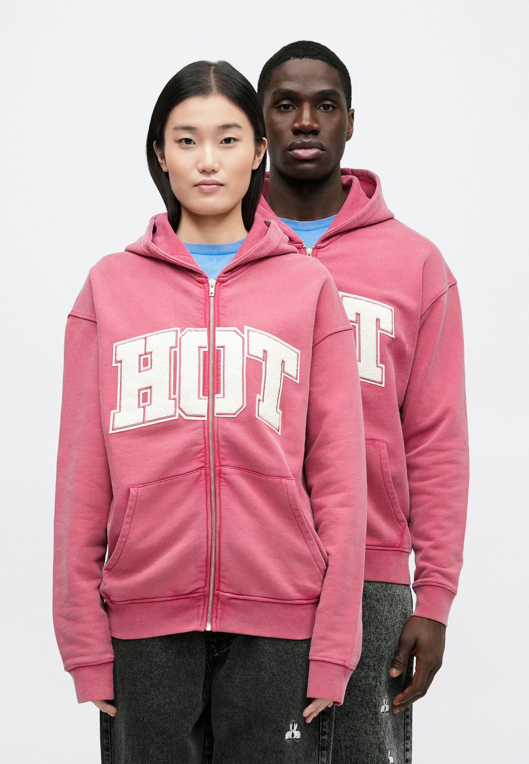 Carne Bollente HOT HANDLE UNISEX - Zip-up sweatshirt - red