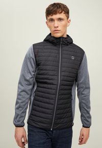 Jack & Jones - JJEMULTI QUILTED JACKET - Könnyű dzseki - black Miniatűr kép 1