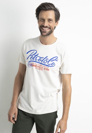 T-shirt con stampa - weiß