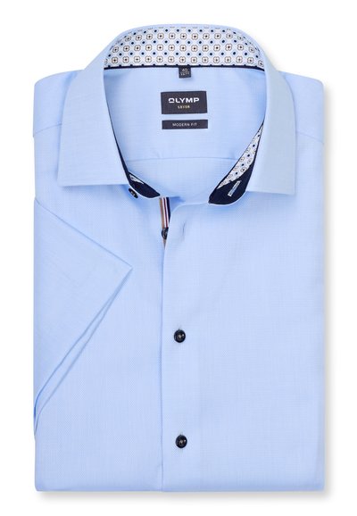 OLYMP Camicia da uomo a maniche lunghe Level Five, Faux Uni