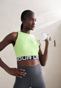 Under Armour HEATGEAR TANK - Felső - morph green/white
