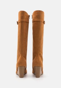 Anna Field Bottes compensées - cognac