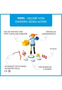 Pippi Longstocking Vauvan lelu - bunt