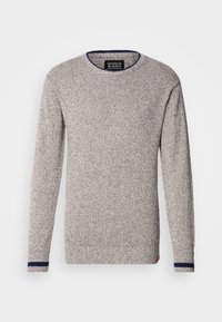 REGULAR FIT CREW NECK - Pullover - plaza taupe melange