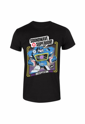 TRANSFORMERS SOUNDWAVE SUPERIOR - Print T-shirt - black