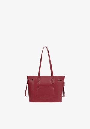 Fagola, SAC CABAS PORTÉ ÉPAULE TESSA FEMME - Sac à main - carmin