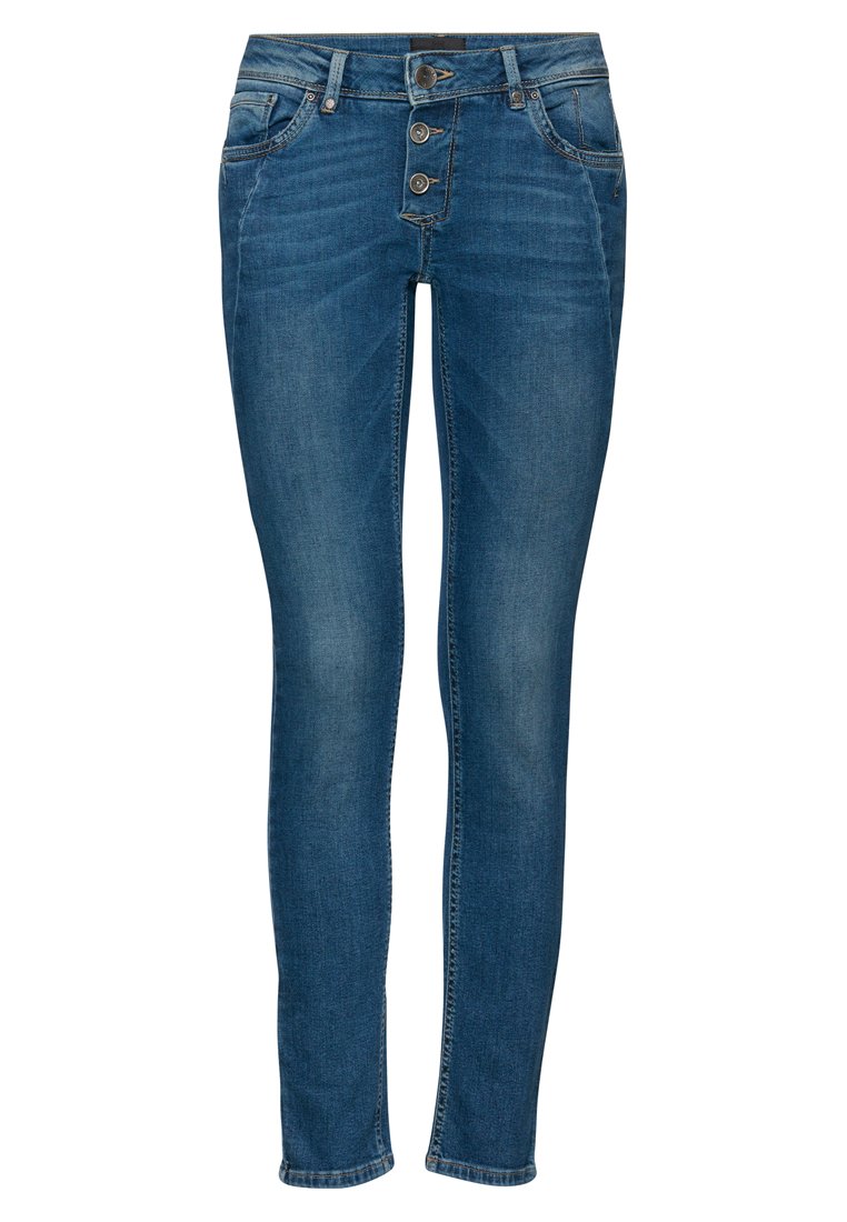 PULZ Jeans Skinny Fit blauw denim/bluedenim