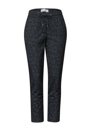 Cecil, MID-WAIST SLIM-LEG TROUSERS IN A CASUAL FIT - Pantalon classique - dark navy blue