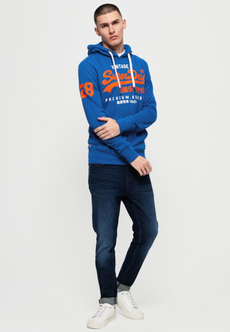light blue superdry hoodie