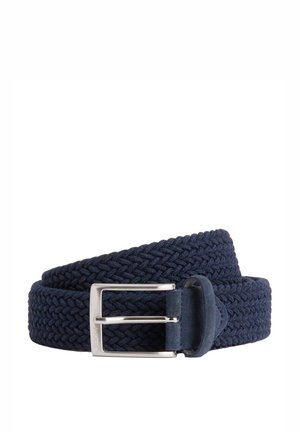 Boggi Milano Braided belt - navy blue