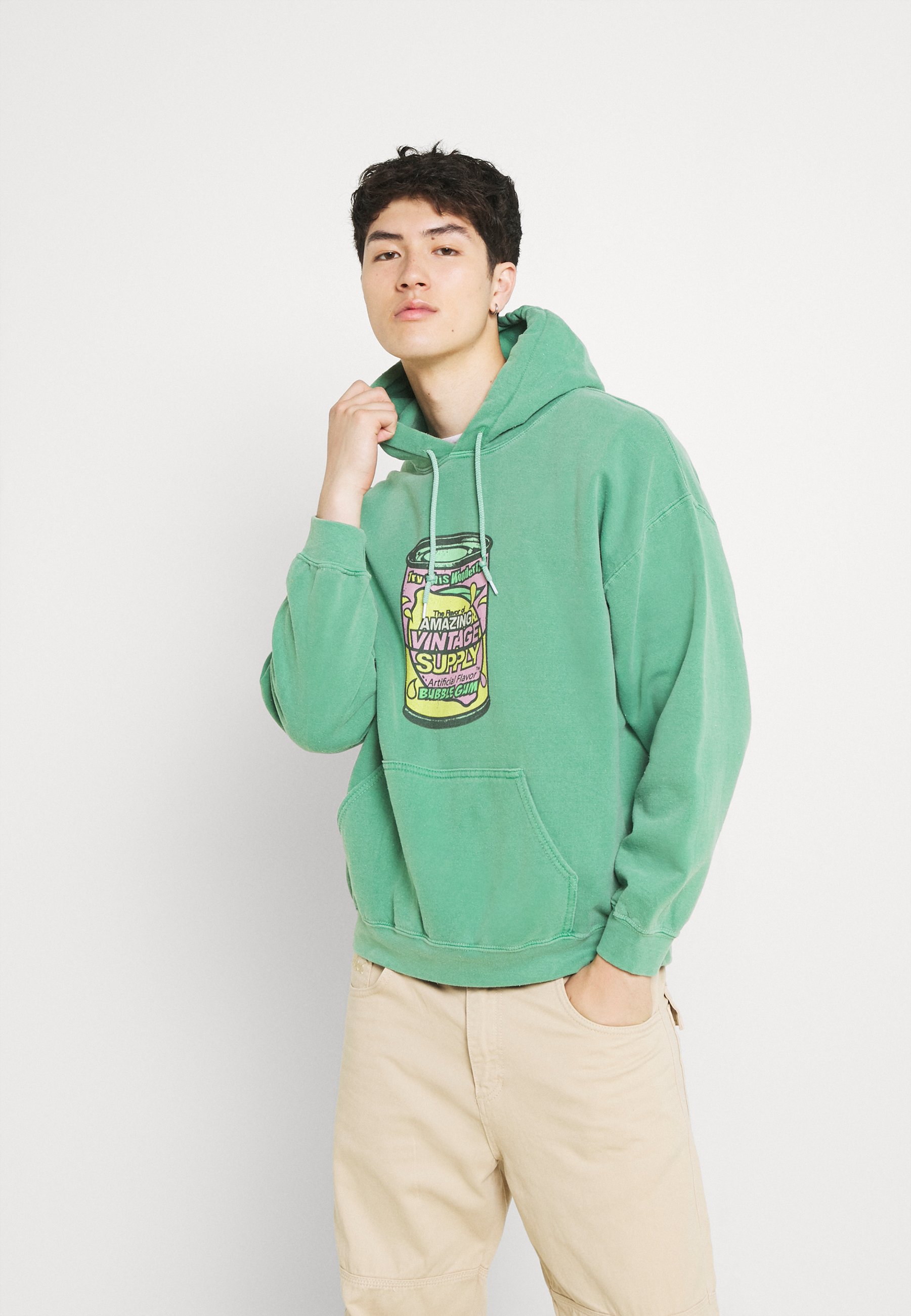 Vintage Supply BUBBLE GUM CAN HOODIE - Sweater - green/groen - Zalando.nl